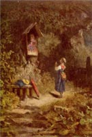 praying-peasant-girl-in-the-woods.j-by-carl-m