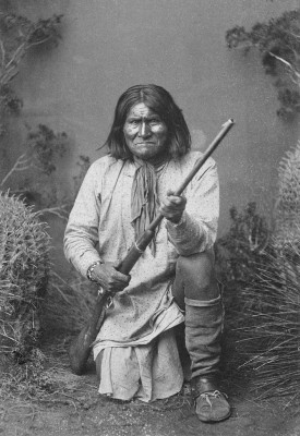 Geronimo with rifle