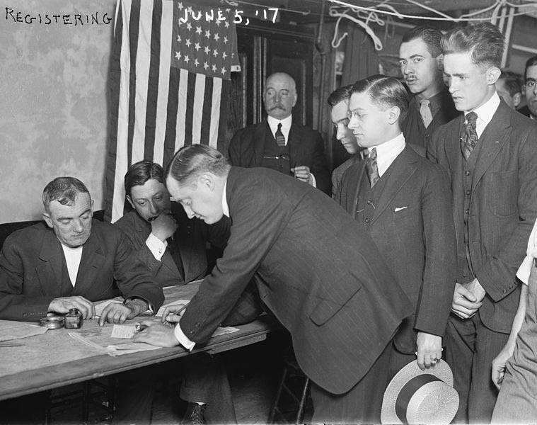 Selective Service Act Of 1917 1st Us Military Draft Since Civil War 