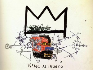 king-alphonso-1983 by Jean-Michel Basquiat - Totally History