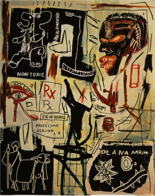 melting-point-of-ice-1984 by Jean-Michel Basquiat - Totally History