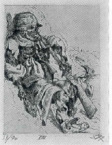 dead-sentry-in-the-trenches by Otto Dix - Totally History