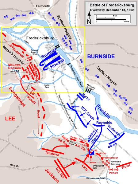 Battle of Fredericksburg (Dec. 11–15, 1862) Summary & Facts