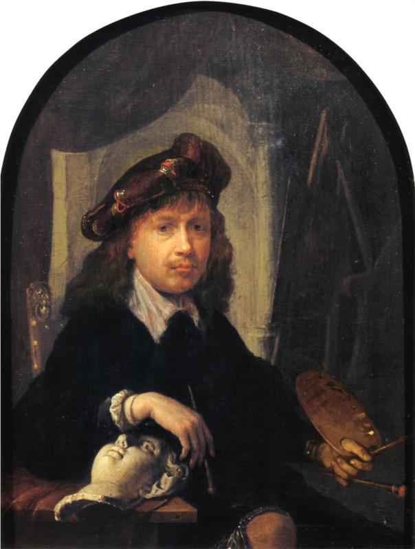 self-portrait-1635 by Gerrit Dou - Totally History