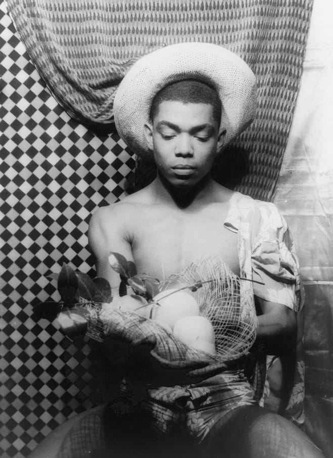 Alvin Ailey in a dance pose