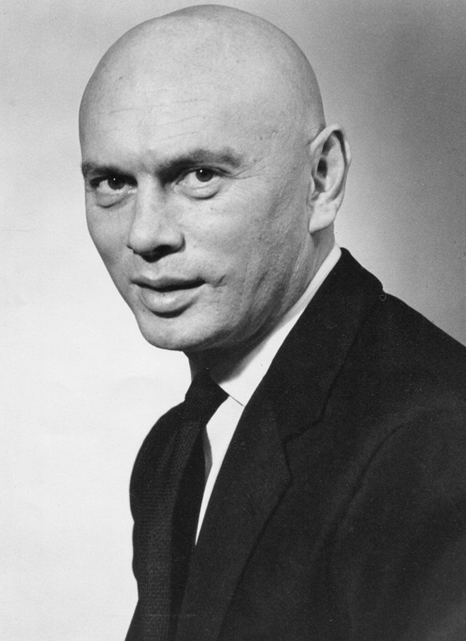 Yul Brynner in a classic pose